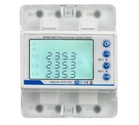 Sandyseptember Smart 3Phase WiFi Energy Meter For Tuya With Over Under Voltage Protection And Overcurrent Delay, For Remote Energy Management And Solar Power Usage