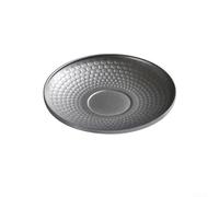 Sandyseptember Stainless Steel Round Fruit Tray 23cm and 14cm Gold or Silver Finish for Daily Use and Decorative Serving in Kitchen or Outdoor Dining(sliver 14cm)