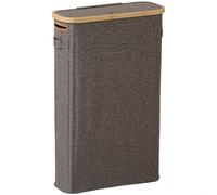 Sandyseptember Storage Basket Foldable Design With Dispenser Lid Large Capacity Tissue Box Organizer Featuring Dust Proof Cover For Clean And Convenient Use(Gray)