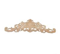 Sandyseptember Timeless Design Wooden Carved Appliques To Enrich Your Interior Spaces With Artful Accents(30x8x0.8cm)