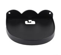 Sandyseptember Wall Mount Stand for Echo Dot Max Speaker with Cable Management, Space Saving ABS Bracket(black)