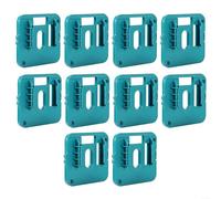 Sandyseptember Wall Mounted Battery Organiser for 18V Power Tools, Compatible with BL1860 BL1850 BL1840 Batteries, Plastic Construction, Vertical Space Utilisation