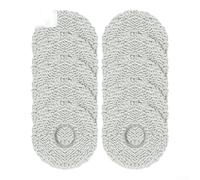 Sandyseptember Washable Reusable Mop Cloth for Roborock for Qrevo QV35A/QV35S for Saros 10R(10 PACK)