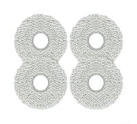 Sandyseptember Washable Reusable Mop Cloth for Roborock for Qrevo QV35A/QV35S for Saros 10R(4 PACK)