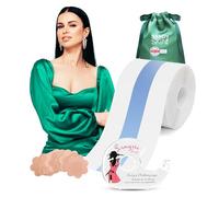 SandySkin® 3-in-1 Transparent Breast Tape + Nipple Pads + Double-Sided Tape | Boob Tape, Body Tape, Push-Up, Lifting | Backless Dress Evening Dress