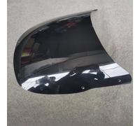 sanehou Motorcycle windshield For Ninja For ZX6R For RS50 1995 1996 1997 Motorcycle Windshield Windscreen Airflow Viser Deflectors Screen Cowl Parts Flyscreen(Black)