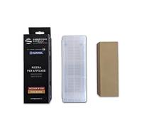 Sanelli Ambrogio Naniwa Basic Stone Knife Sharpener, Medium #1000 & Finishing #3000 Grit, Ideal for Normal Knives