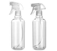 SANEMBER Plastic Spray Bottles, Adjustable Spray Bottles for Cleaning, Empty Spray Bottle For Hair, Plants, Pet, Vinegar, Cooking,Cleaning Solutions (2)