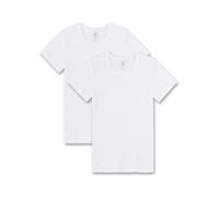Sanetta Boy's 2er Pack T-Shirts, 300100 Vest Not Applicable, White (White 10), 116