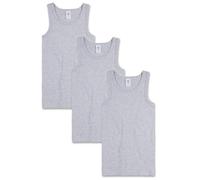 Sanetta Boy's 333735 Vest, Grey (Hellgrau Melange 1646), 8 Years (Pack of 3)