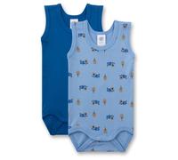 Sanetta - Boy's Doppelpack Body 0/0 - Everyday base layer size 86, blue