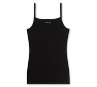 Sanetta Girls' 344698 Undershirt, Black (Super 10015), 164