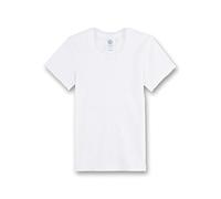 Sanetta Girls' T-Shirt 1/2 Undershirt, White (White), 12 Years