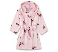 Sanetta - Kid's Bathrobe AOP - Bathrobe size 116, pink