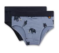 Sanetta - Kid's DP Brief 337074 +337075 - Briefs size 104, grey/blue