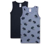 Sanetta - Kid's DP Shirt 337071+337072 - Top size 80, grey