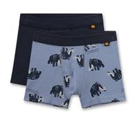 Sanetta - Kid's DP Shorts 337065+337066 - Briefs size 116, grey/blue