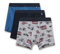 Sanetta - Kid's Set Shorts 337306 3-Pack - Briefs size 104, grey/blue