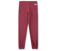 Sanetta - Kid's Trousers Wool / Silk Wool - Merino base layer size 104, red