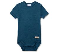 Sanetta - Kid's Wool Body S/S - Merino base layer size 56/62, blue
