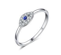 Sanetti Inspirations" Bejeweled Evil Eye Ring