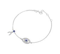 Sanetti Inspirations" Single Charm Evil Eye Bracelet
