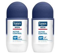 Sanex 50ml For Men Active Control Roll On Deodorant 3460 - Pack of 2 x 50ml
