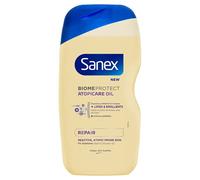 Sanex BiomeProtect Advanced Atopicare Bath and Shower Oil Cream 414 ml (Pack of 1)