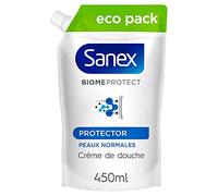 Sanex Biomeprotect Dermo Protector Prebiotic Shower Gel Skin Microbiome-Friendly Eco-Pack 450 ml