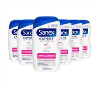 Sanex BiomeProtect Hypoallergenic Shower Gel 6x 450ml (6 pack)