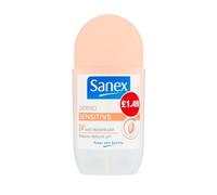 Sanex Deodorant Roll-On Women Dermo Sensitive for Sensitive Skin-Pack of 6x 50ml