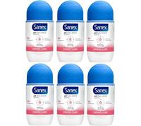 Sanex Dermo Antiperspirant Roll On 24h pH Balance Alcohol Free Skin Care 6 x50ml