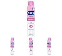 Sanex Dermo Invisible Antiperspirant Deodorant Spray 200ml | up to 24hour sweat and odour protection | antistain protection | restores skin’s natural pH | dermatologically tested (Pack of 4)