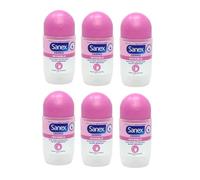 SANEX DERMO Invisible Deodorant Roll-on Women For All Skin Types 50 ml Pack of 6