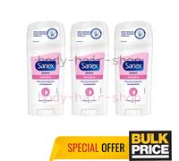 Sanex Dermo Invisible Stick Deodorant PH Balance Anti-Stain Alu-Free 65ml 3-Pack