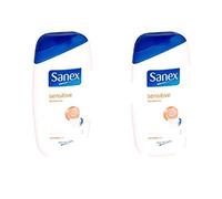 Sanex Dermo Sensitive Lactoserum Natural Skin Moisturiser Shower Cream for Sensitive Skin Set of 2 x 500 ml