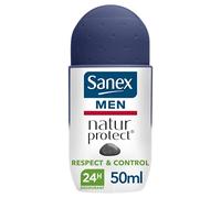 SANEX Men Natur Protect Respect & Control Deodorant with Alum Stone - Deodorant for Men - 24 Hour Effectiveness - 50 ml