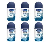 Sanex Men Roll-On Deodorant Active Control 50ML x 6