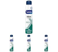 Sanex Men Sensitive Antiperspirant Deodorant Spray 200ml, anti-irritation formula, hypoallergenic formula, 48 hour sweat and odour protection, gentle on skin, developed with dermatologists (Pack of 4)