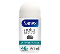SANEX - Natur Protect Extra Effective Ball Deodorant - Alum Stone Deodorant for Men and Women - 48 Hour Effective - Alcohol Free, No Dyes - 50 ml