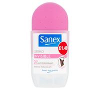 Sanex Roll On Deodorant Invisible Dry 50ml (Pack of 6)