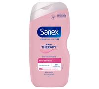 Sanex Skin Therapy Anti-Dryness Shower Cream 450 ml, Dry Skin Body Wash, Relieves Dryness and Reduce Itchiness, Amino Acid Complex With Hyaluronic Acid, Supports Skin's Barrier, 0% Sulphates