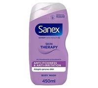 Sanex Skin Therapy Anti-Itchiness and Anti-Irritation Shower Oil 450 ml, Shower Gel for Itchy Skin, for Atopic-Prone Skin, Reduce Irritation, Amino Acid Complex with Omega-3