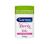 SANEX - Solid Zero Deodorant Stick - Deodorant for Women and Men - 24 Hour Efficiency - Deo Stick 56 g
