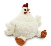 SANFERGE Door Stopper, Fabric Animal Weighted Heavy Wall Protector, White Chicken