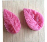 Sanfly 1pc Leaf Mold Silicone Leaf Petal Veiner Sugar Craft Tools Fondant Gum Paste Cake Bakeware Decorating Mold