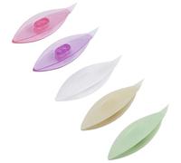 Sanfly 5 Pcs Tatting Shuttles Colorful Knitting Needles Diy Beading Needles Lacemaking Craft Tool for Knitting Sewing Lace Making Art Accessories