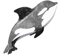 Sanfly Animal Whale Shape Hair Claw Clip for Thick Heavy Hair, Grip Hair Catch Barrette Jaw Clamp for Women, 1 Count (Pack of 1)