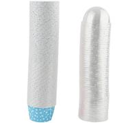 Sanfly Baking Cups 100 Pcs Mini Paper Cake Cases Round Muffin Cases with Plastic Lid Cupcake Paper Baking Cases for Wedding Birthday Party