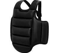 Sanfly Boxing Chest Guard Kickboxing Mma Muay Thai Body Protector Adjustable Strike Shield Martial Arts Upper Belly Ribs Protection Pad